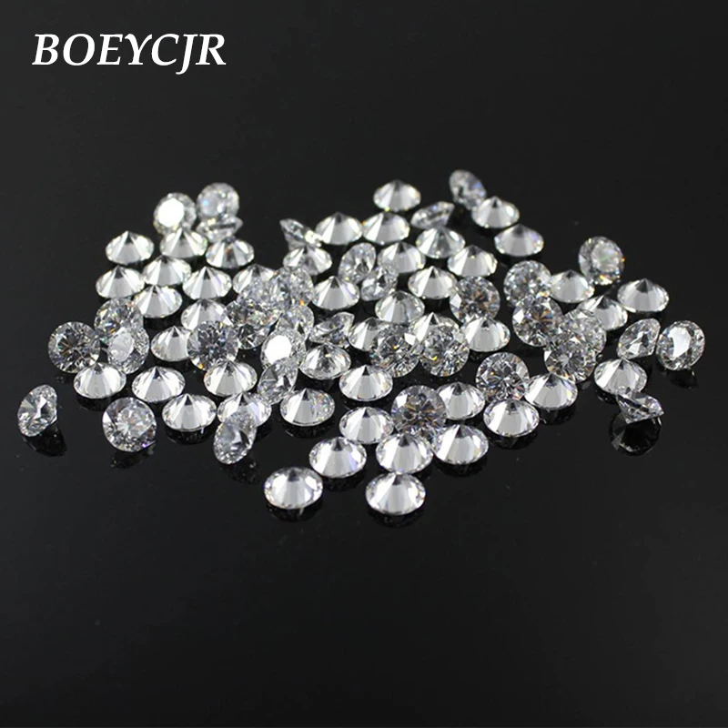 

Round White Cubic Zircon Set