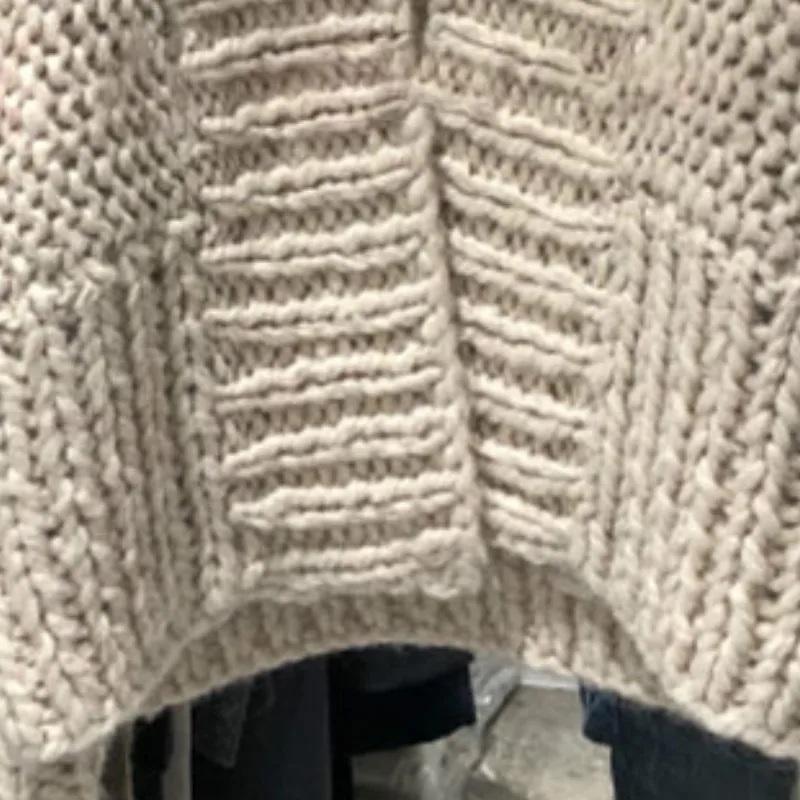 Neploe корейский Свободный дикий кардиган свитер женский с v-образным вырезом толстый длинный рукав Pull Femme осень зима Casaco Feminino 46456