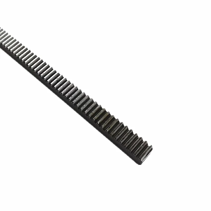 12x12x500mm High Precision Straight Teeth Rack steel 1 Mod 2PCS + 2Pcs 1 Mod Gear Pinion for CNC Lathe transmission gear stainless steel drive rack