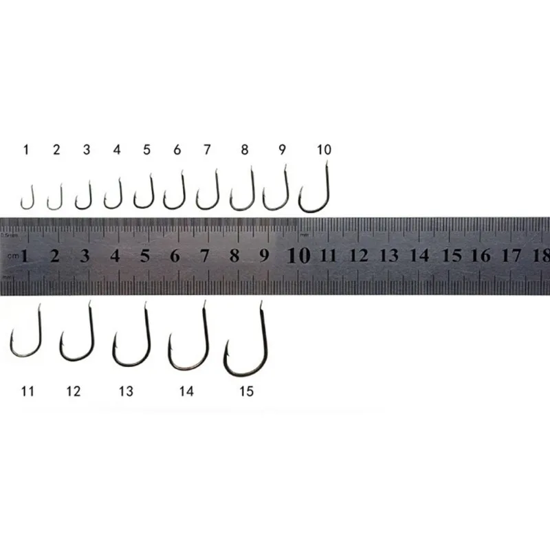 50 шт./100 шт. набор рыболовных крючков из высокоуглеродистой стали 1#-15# in Fly рыболовные крючки джиг колючая с отверстием для рыболовные принадлежности GMT601