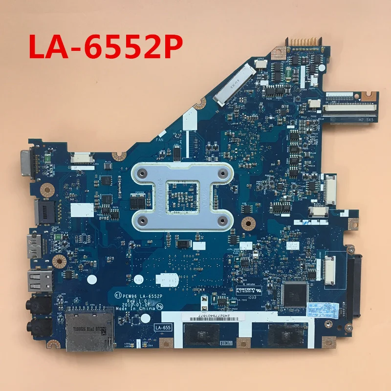 ZZZNAYQ-placa base PEW96 LA-6552P NV50A para ordenador portátil Acer 5552 5552G, juego para placa base para máquinas E442 E642, placa base completamente probada