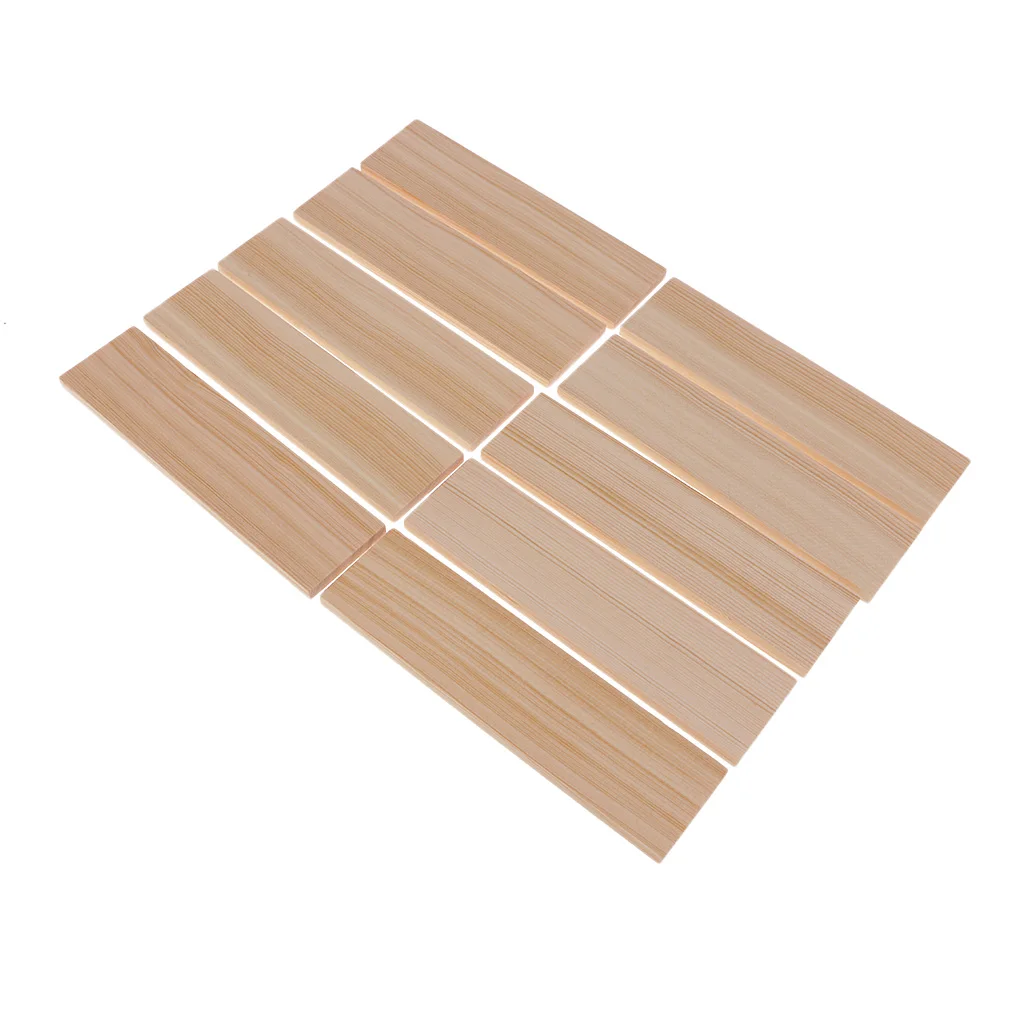 10 Pack Pine Wood Sheets Blank Wood Shapes DIY Modelling Craft Material for Architectural Prototyping General Hobby & Craft