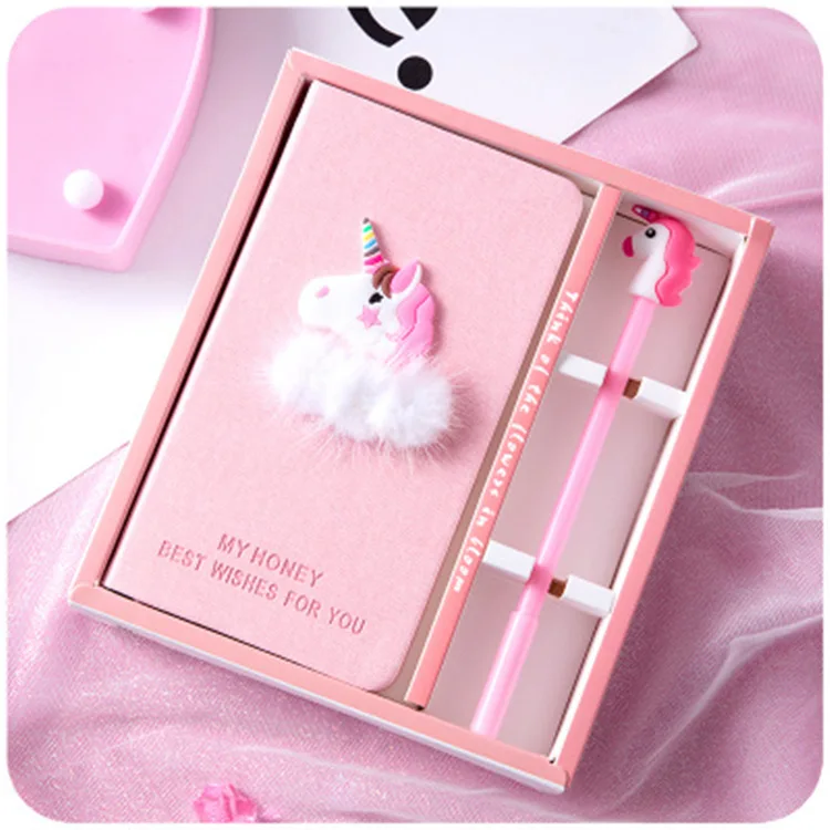 

Unicorns and Flamingos Anime Kawaii Cute Mini Notebook Diary Sketchbook for Drawing Papelaria Notepad School Student Planner