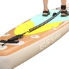 Elastische Surfbrett-Sicherungsleine mit 360° Rotierung für Surf-Paddleboard-Surfen 1