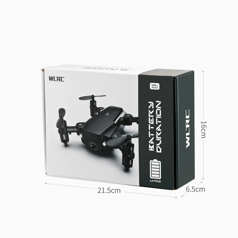 Мини-Дрон с/без HD камерой режим удержания высоты RC WiFi FPV широкоугольный HD 1080P камера режим удержания высоты складной вертолет