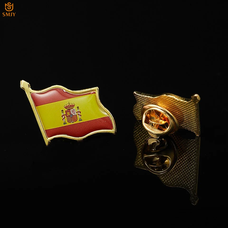 ユーロナショナルエンブレムペイント請求書スペインエナメルフラッグウェアピンブローチコレクション Aliexpress ホーム ガーデン