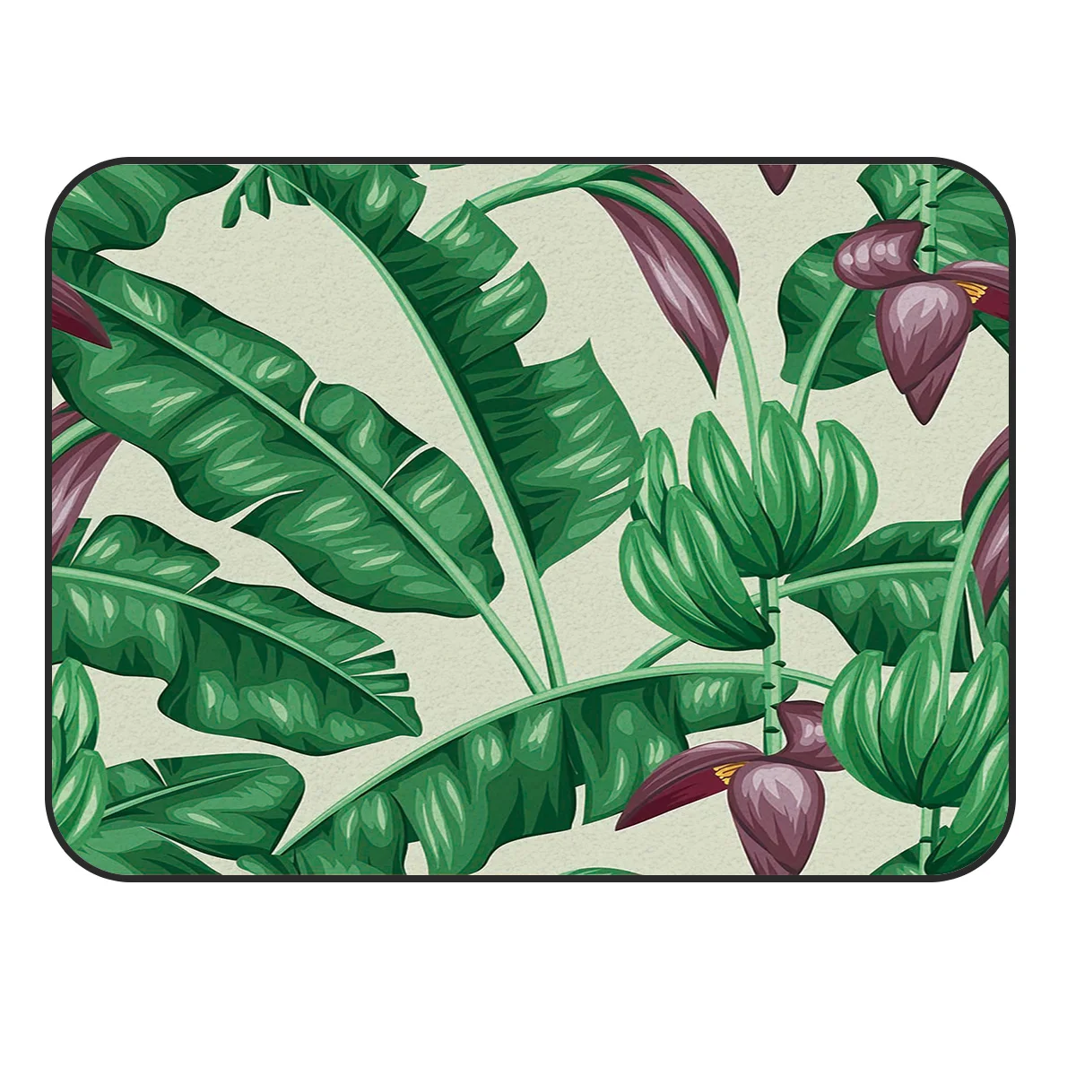 CHARMHOME мягкий ковер Противоскользящий ковер зеленый и свежие банановые коврик с листьями для гостиной коврик для спальни украшения дома аксессуары