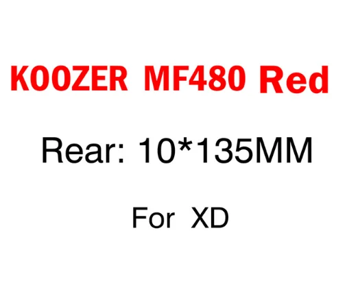 KOOZER MF480 ступица 6 подшипников 24 т трещотка 32 отверстия быстрый выпуск через ось горный велосипед Массажер для 8-11S XD100* 135 142*12 мм - Цвет: Red 10x135mm XD