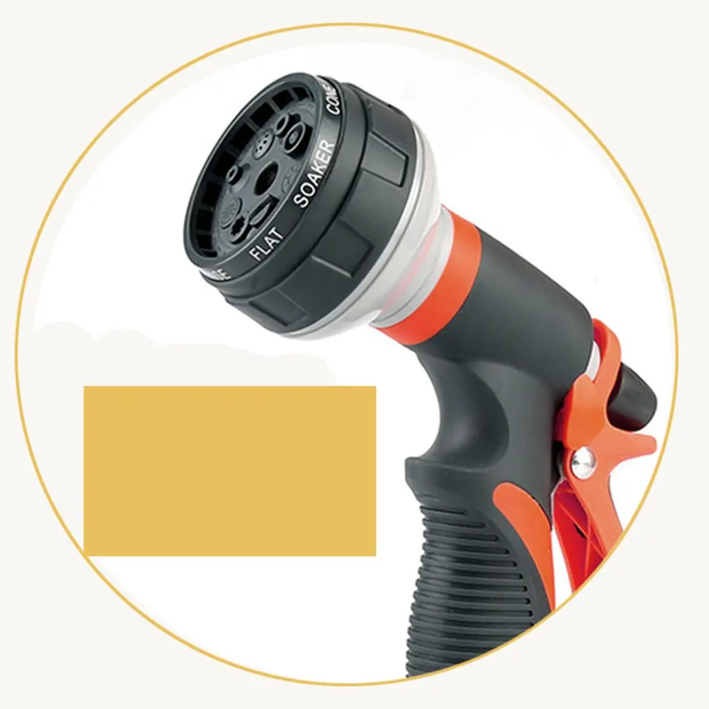Sturdy And Durable Garden Spray Nozzle Leak Free High Pressure Heavy Duty For Watering Plant Washing Cars Pets Shower