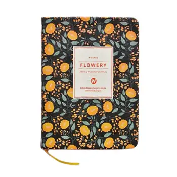 

Floral Flower Schedule Note Book Diary Weekly Planner School Office Stationery