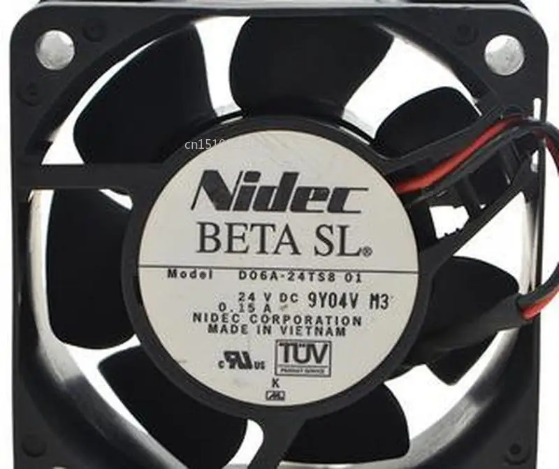 Оригинальный Nidec D06A-24TS8 01 0.15A 60*60*25 мм 24VDC 2 провода видео-телефон двери инверторный