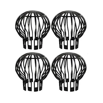 

HTHL-4PCS Gutter Guard Downspouts Filter Strainer Preventing Leaf Debris Branches Roof Moss From Clogging the Pipes