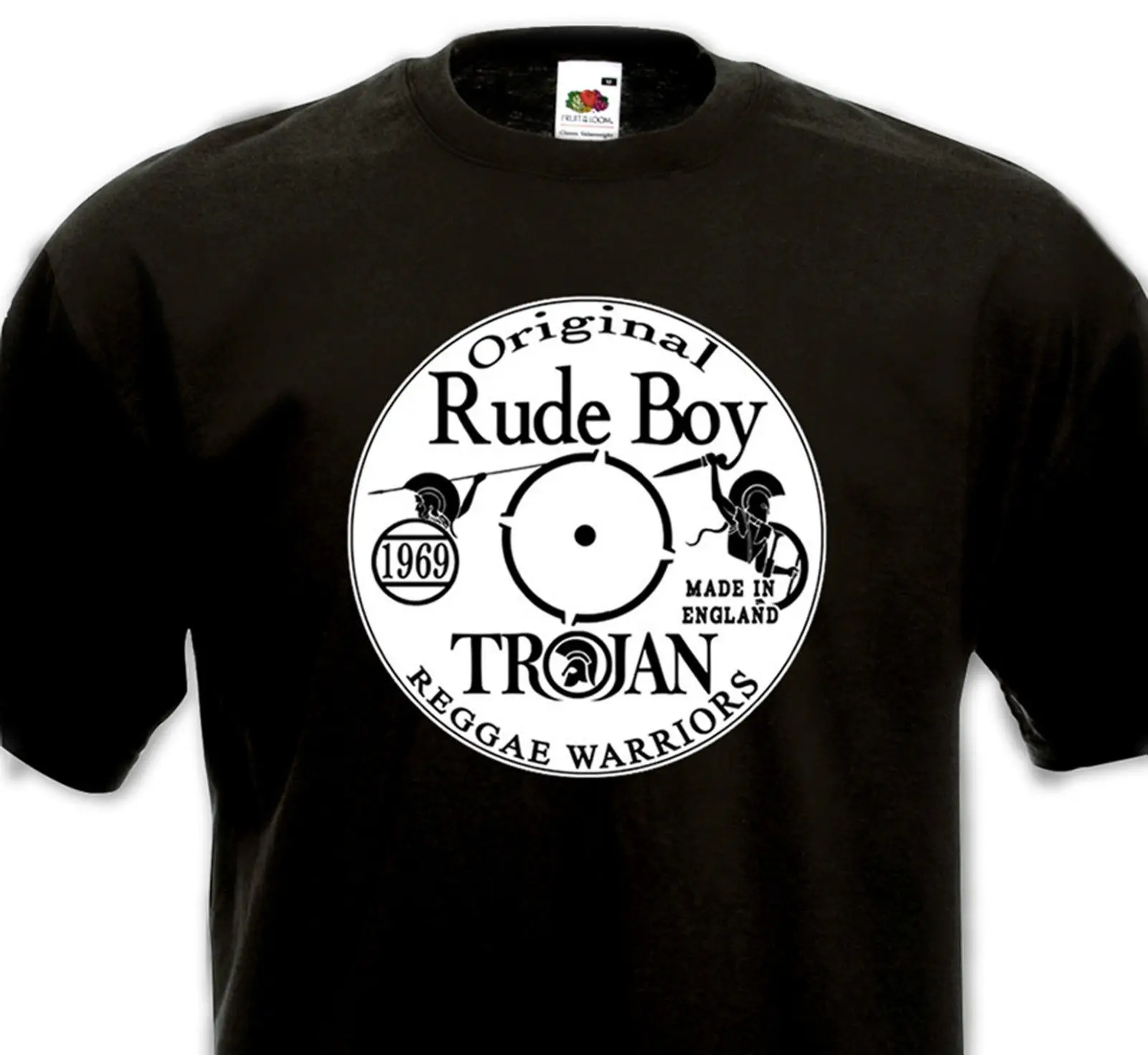 T SHIRT Original Rude Boy Ska Reggae Dub Vinyl Trojan Studio 1 Coxsone