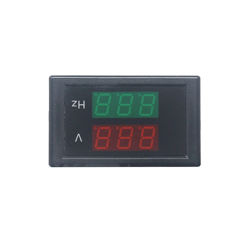 Двойной Дисплей Напряжение частотомер AC 80-300,0 В 45-65 Гц счетчик частоты вольтметр Гц/Гц метр с красным светодио дный