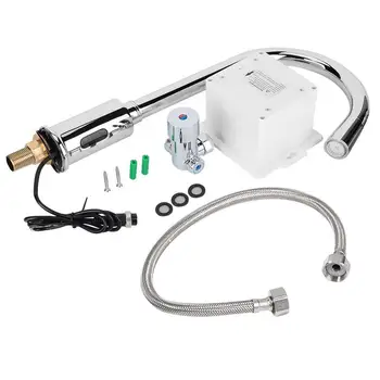 

Barhroom Faucet Led Automatic Colorful LED Sensor Induction Touchless Water Faucet for Bathroom Kitchen Sink G1/2"