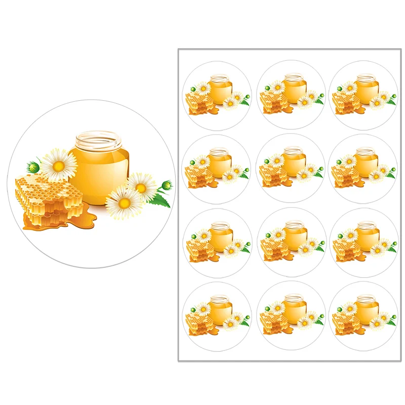 Charming Honey And Bees Sticker Sets