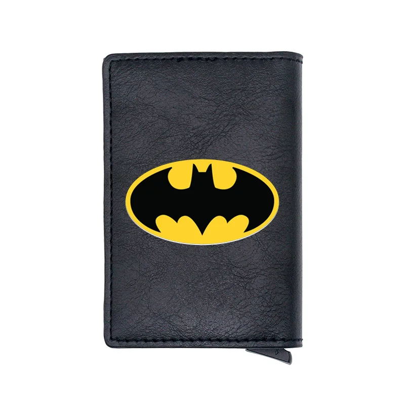 

Cool Batman Design Digital Printing Card Holder Wallets Men Women Boy Rfid Leather Short Purse