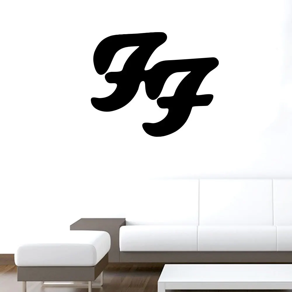 FF Lettered Generation Carved Removable Cool Wall Stickers Living Room Bedroom Sofa Wall Customizable MU4387