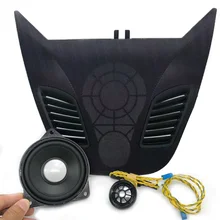 Center Console Speaker Cover Kit For BMW G30 5 Series Audio Loudspeaker Tweeter Case Frame For Upgrade HIFI Music Stereo Speaker