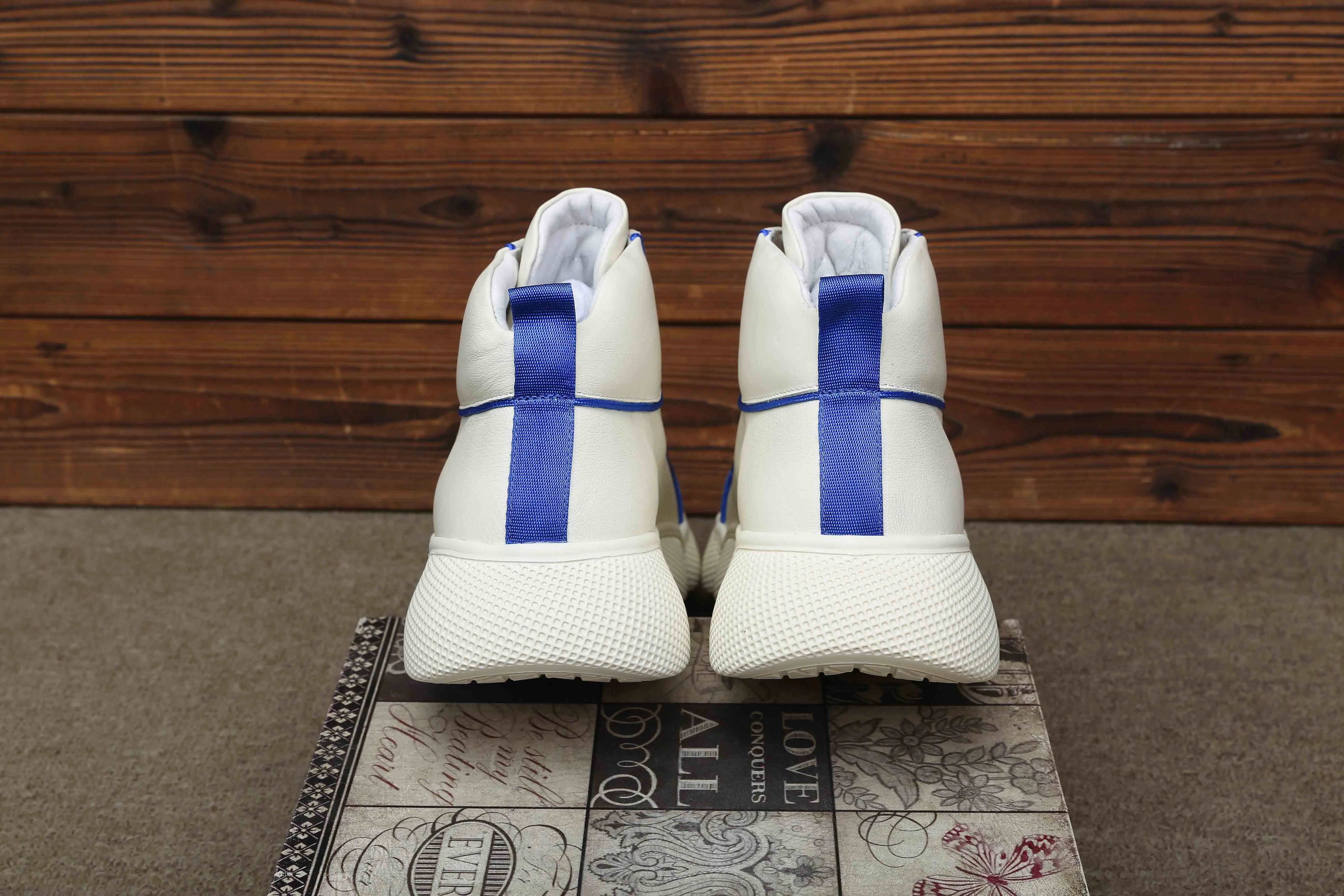 Модная белая Дизайнерская обувь Turnschuhe; Высококачественная Мужская обувь из натуральной кожи; высокие кроссовки для мужчин; коллекция года; Мужская обувь; повседневная кожаная обувь