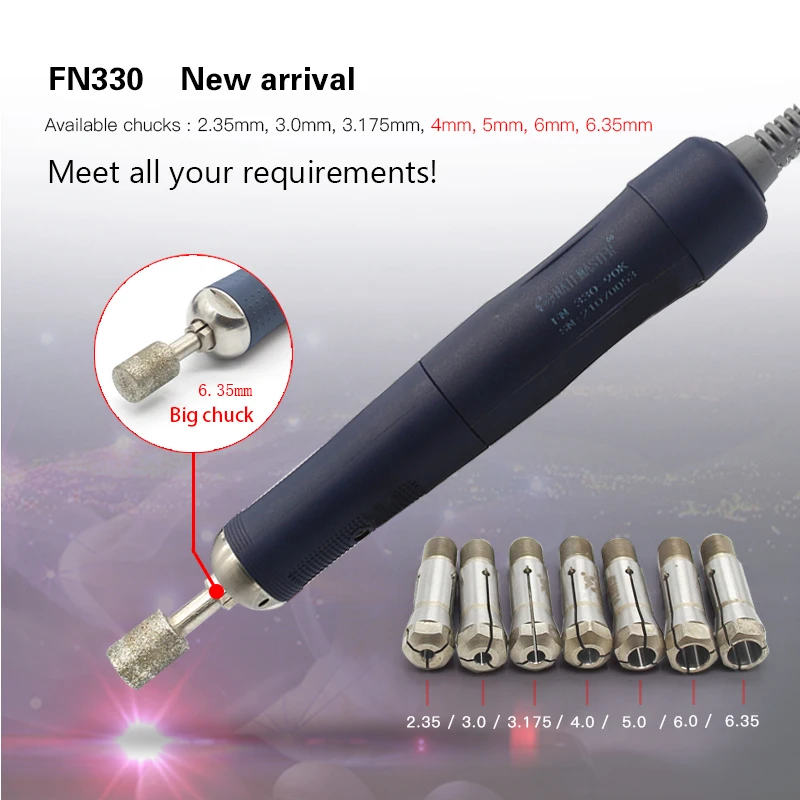 Dental Tools Polishing Machine Professional Equipment FN321 Micro Dental Electric Motor for Teeth Jewelry Polishing 90000PRM 4