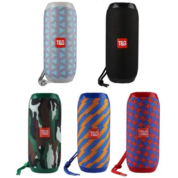 

TG117 Bluetooth Speaker Waterproof Portable Wireless Column Loudspeaker Box Support TF Card FM Radio Aux Input