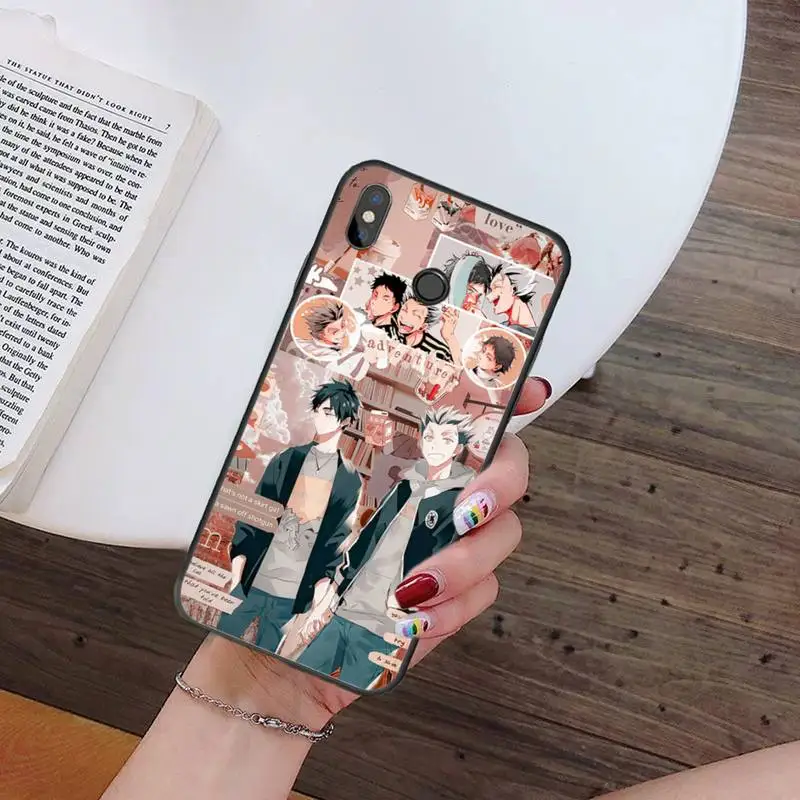 Haikyuu volleyball anime Japan Soft Phone Cover For Xiaomi Redmi Note 4 4x 5 6 7 8 pro S2 PLUS 6A PRO coque shell funda hull leather case for xiaomi Cases For Xiaomi