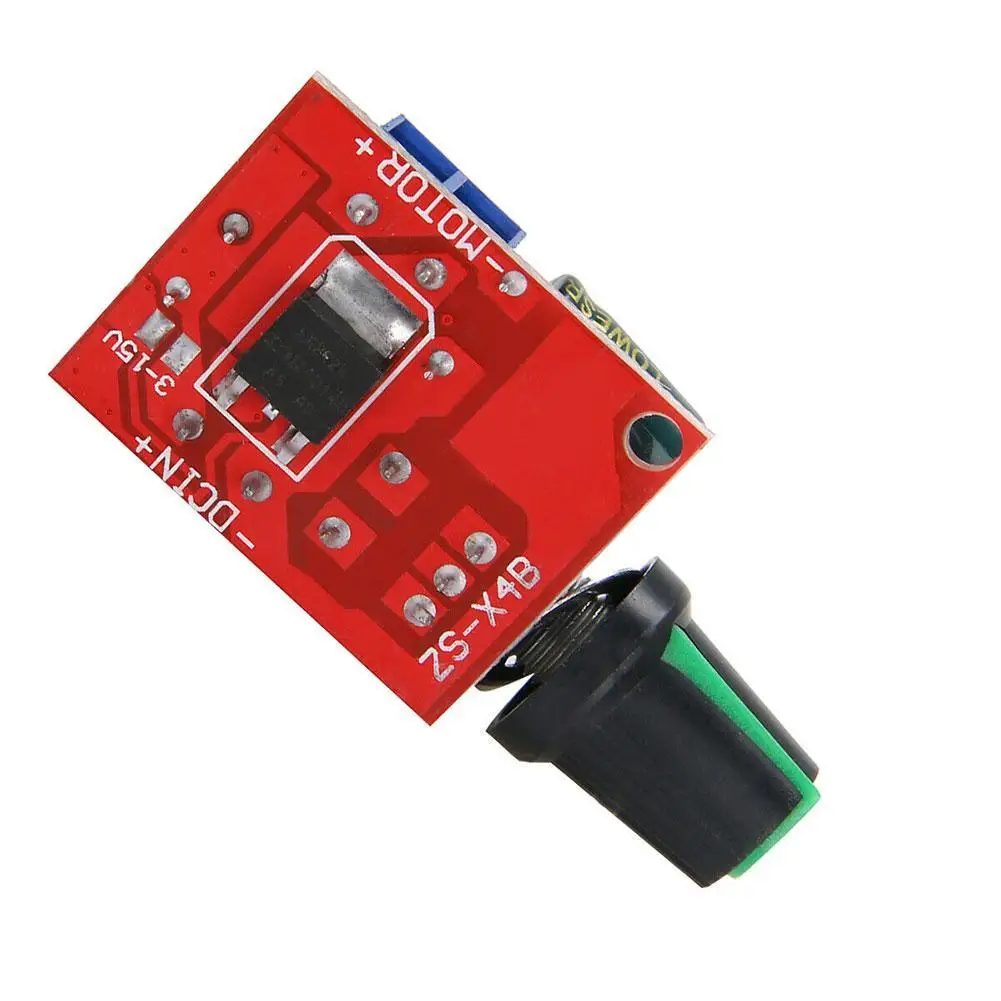 Electrical Motor Speed Controller Module 3-35V 12V 24V PWM DC Motor Speed Control Regulator Adjustable Switch LED Fan Dimmer