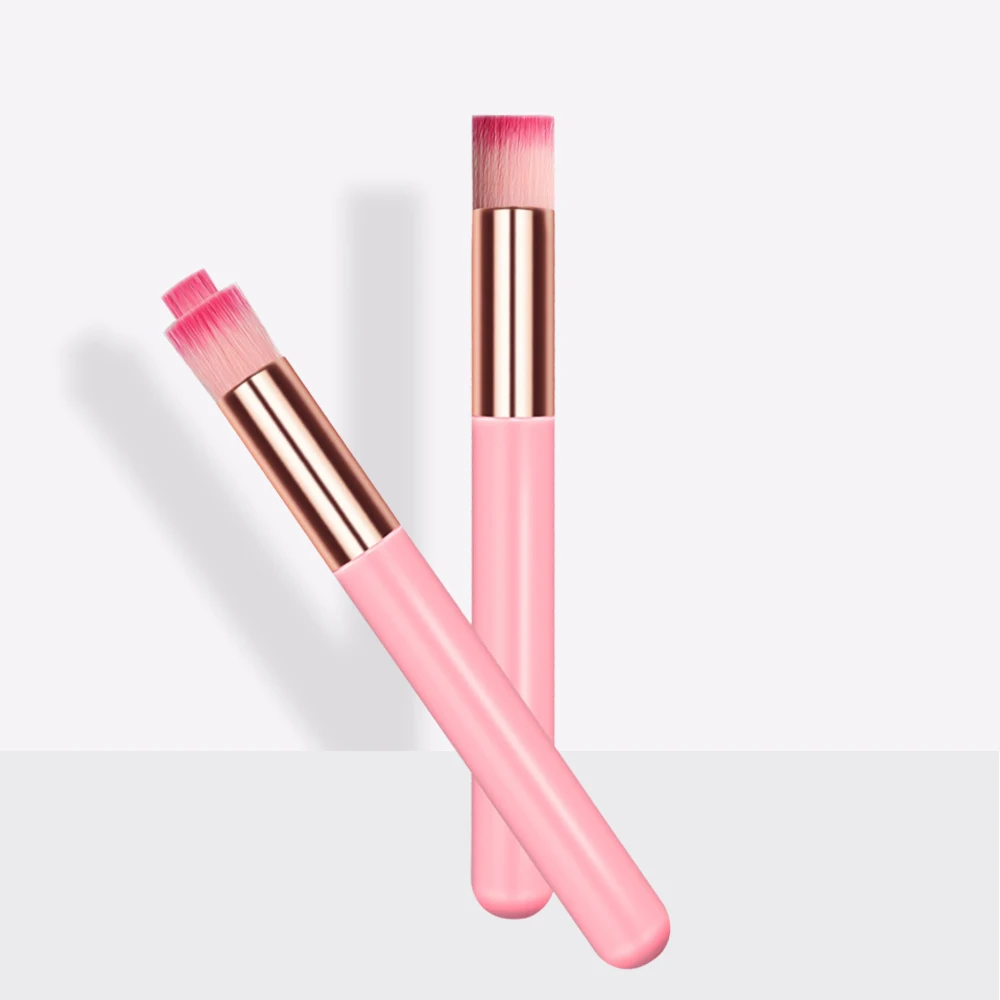 Pink Rose Head Brush New Pore Clean Eyebrow Brush Multifunction Facial