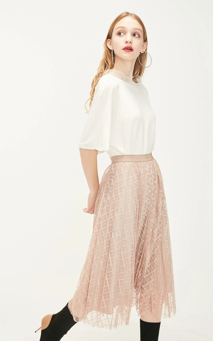 Vero Moda Женский трикотажный топ с короткими рукавами в стиле Ins | 319213501