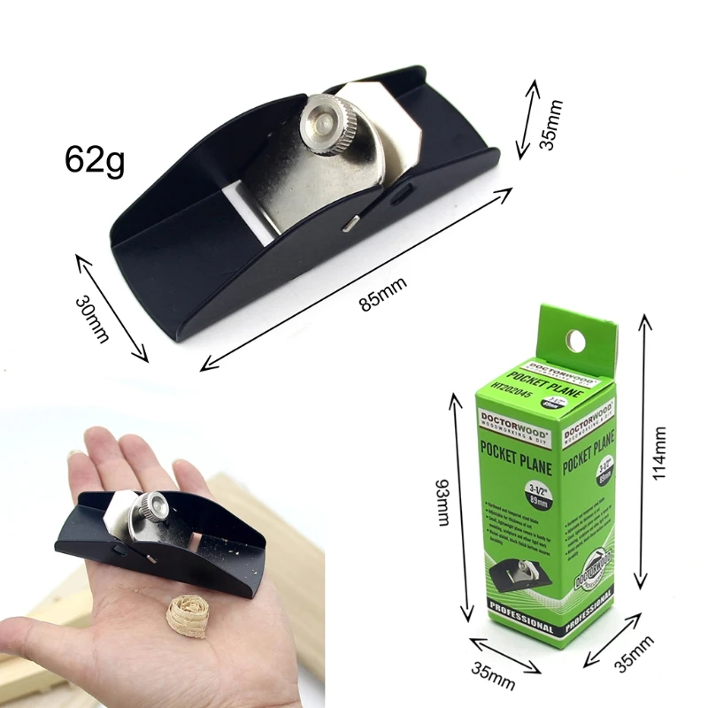 Woodworking Mini Wood Trimming Plane Hand Planer Carpenter Tools Cutting Edge D0AC woodworking tools