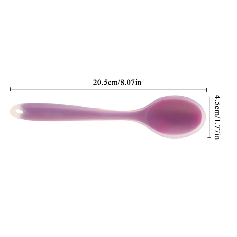 

Non-Stick Rice Clean Spoon Safety Silicone Learning Useful Protable Durability Spoon Multifunction Cooking utensils Scoop