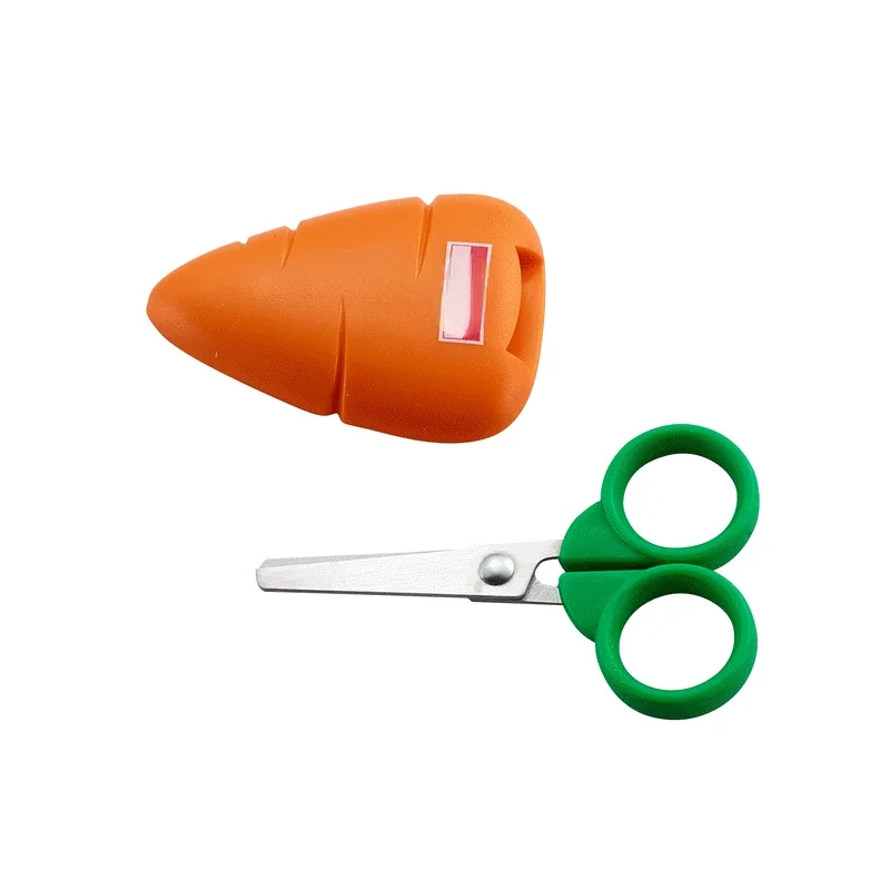 DELI Child Safety Scissors Kindergarten Round Head Small Plastic Paper  Scissors for Kids DIY School Stationery - AliExpress