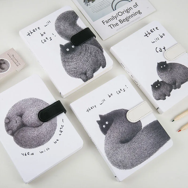 

notepad schedule lanner travel cat notebook cover diary journal travellers office books planners weekly school journaling big