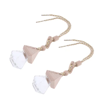 

2X 8ml Car Perfume Bottle Empty Hanging Air Freshener Essential Oil Diffuser