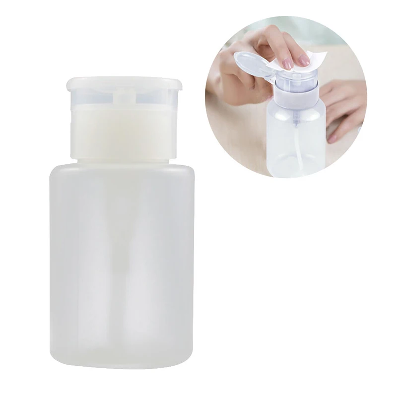 

120 мл Пустой насос для дизайна ногтей диспенсер бутылка для жидкости для снятия ацетона средство для снятия макияжа средство для снятия лака контейнер для жидкости