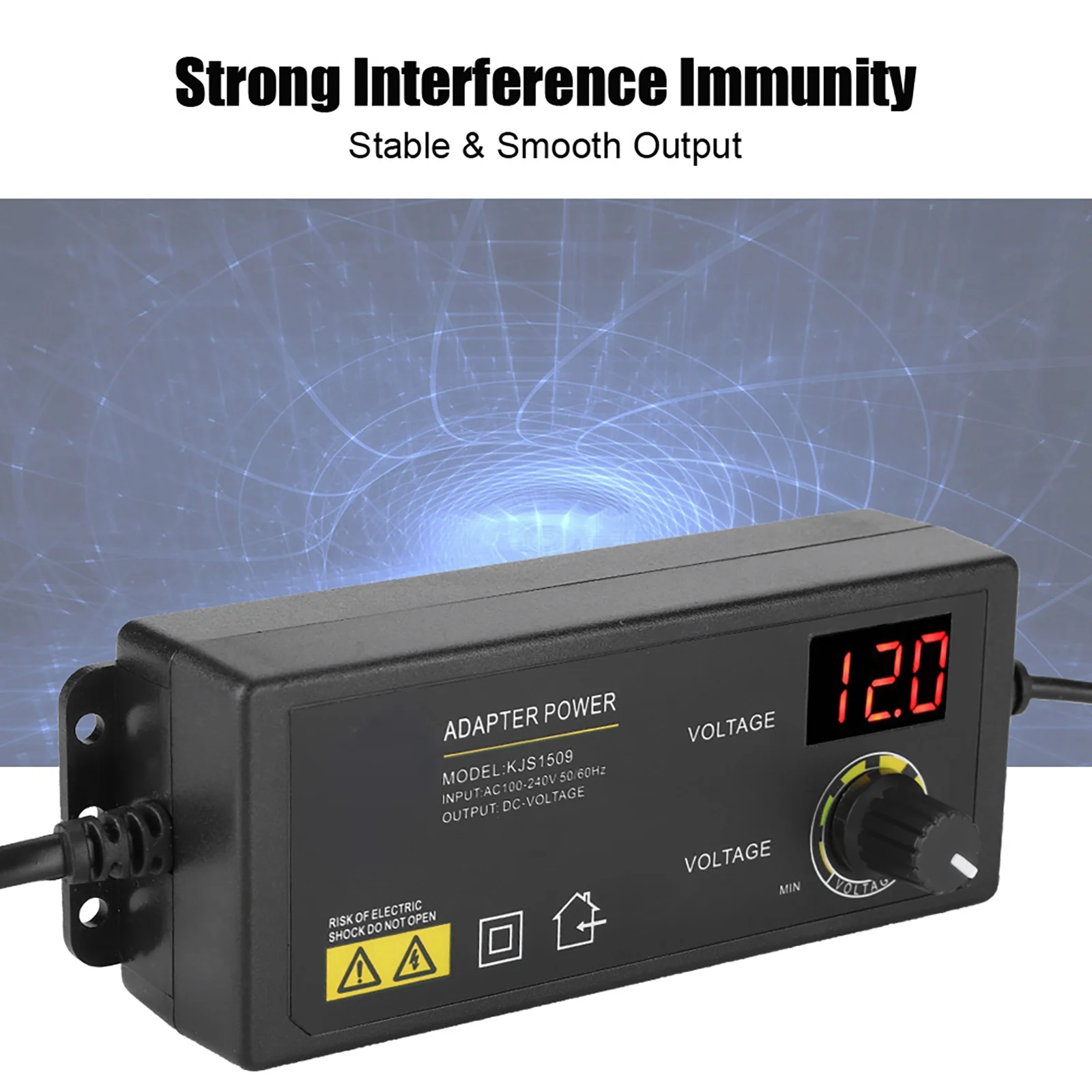 Регулируемый 3V-12V 5A 60 Вт AC/DC адаптер переключения Питание регулируемого