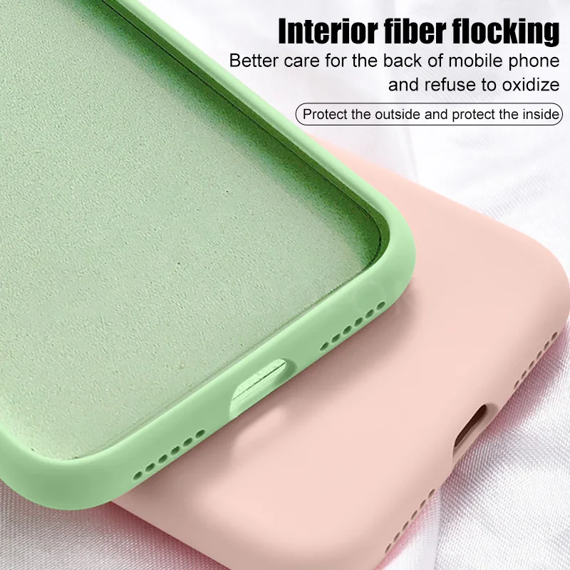 

ZNP Slim Liquid Silicone Case For Samsung Galaxy S8 S9 S10 Plus S7 Edge Cover For Samsung Note 8 9 10 A30 A40 A50 A60 A70 Case