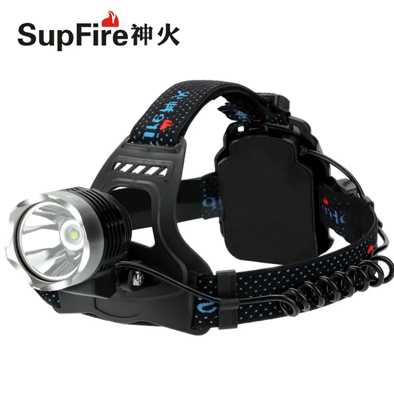 Supfire HL31 CREE XML T6 налобный фонарь 900 Lms перезаряжаемый батареей АА для рыбалки или