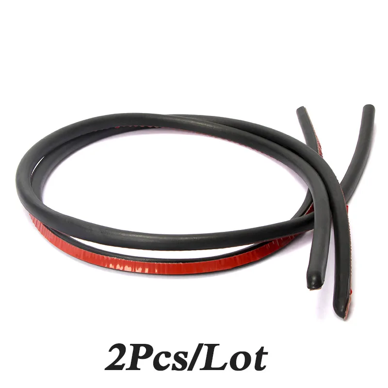 Car Accessory Car Door Rubber Seal Strip Auto Seal Protector Sticker B-Pillar Decor Noise Insulation Adhesives Weatherstrip 2pcs car door edge guards car door protector car door seal strip car door anti collision strip car door edge protector car door rubber protector car door silicone pads car door rubber pads