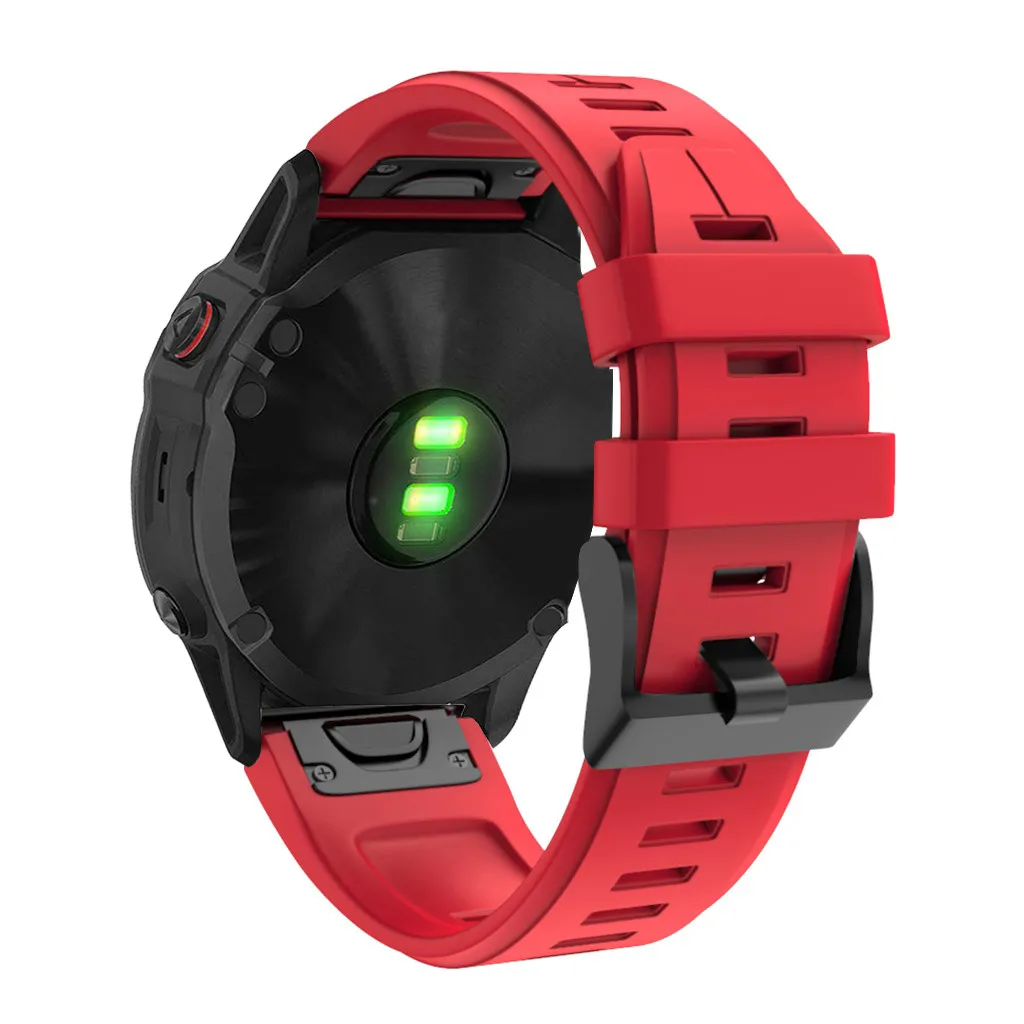 I Силиконовый ремешок для часов Garmin Fenix 6/Fenix 6Pro Смарт-часы быстросъемный ремешок для запястья#15 - Цвет: I