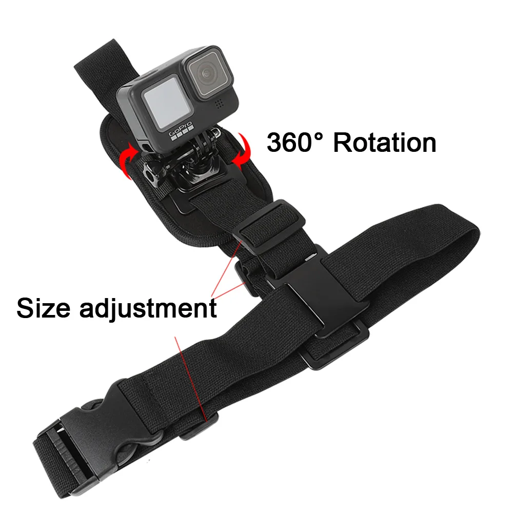 Kit D'accessoires Pour Caméra D'action, Bandeau De Poitrine, Sangle D'épaule,  Bâton De Flottabilité, Support De Vélo Pour Gopro Hero 10 9 Sjcam Sj10 Sj8  Pro - Sports & Action Vidéo Caméras Accessoires 