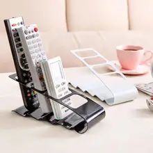 Ferro forjado quatro armazenamento-caixa de mesa-organizador de controle remoto-armazenamento de escritório multifuncional simples-estilo suportes de armazenamento cremalheiras