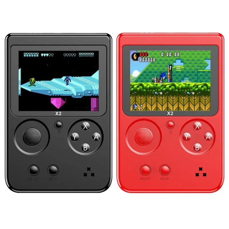 X2 мини портативная игровая консоль 2," Lcd Hd экран игровая машина с 2500 играми