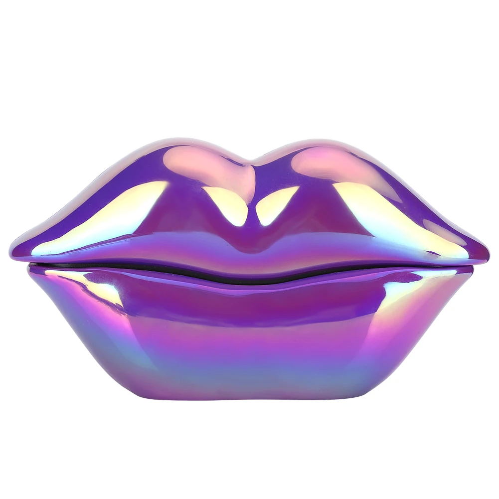 Lip-Shaped Electroplate Desktop Telephone