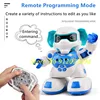 One-Click Demo Intelligent Programming Remote Control Robot Dynamic Music Parent-Child Companionship LED Lights RC Toy For Kids 3