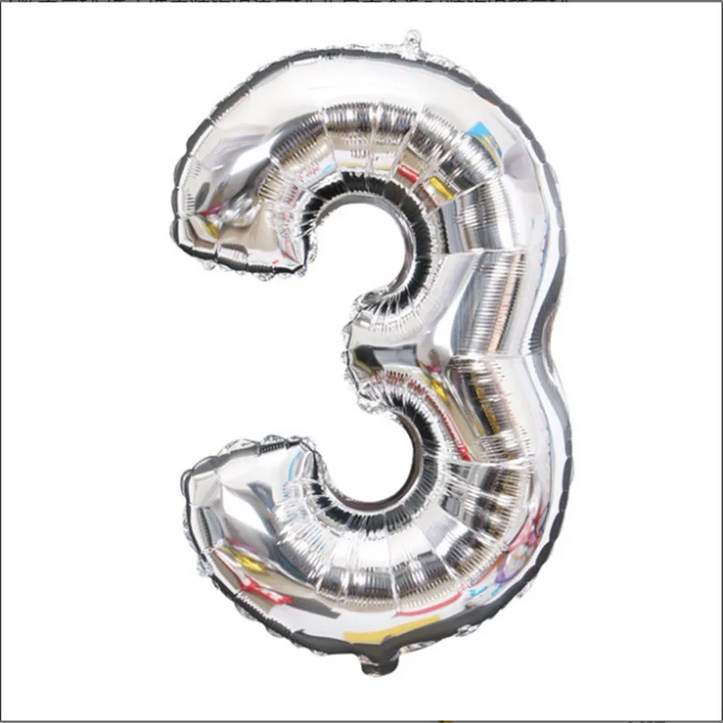 Palloncino Numero 8 Gigante 101 Cm In Mylar Argento - Foglio Lamina Per Compleanni, Lauree E Feste, Decorazioni Da Gonfiare Con Elio - 2