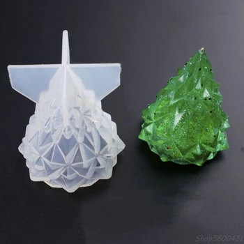 

Silicone Mold DIY Light Holder Christmas Tree Bedroom Lamp Container Molds Epoxy Resin Handmade Crafts Charms S29 20 dropship