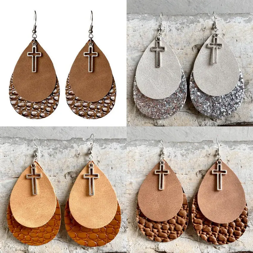 Luxe Leather Earrings – Feather Leather Designs