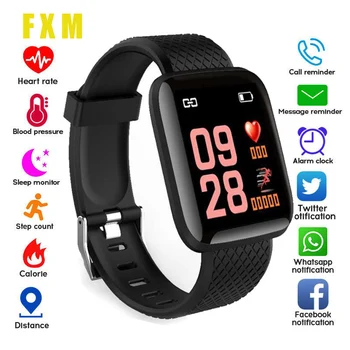 

Smart Watches IP67 Waterproof Blood Pressure Heart Rate Monitor Watch Sport Smartwatch For Android IOS Men Women Free shipping